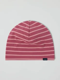 Jerseylue fleecefôret stripete