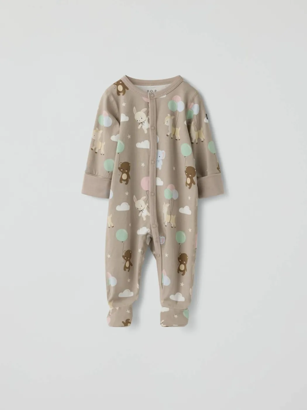 Mønstret pyjamasdress