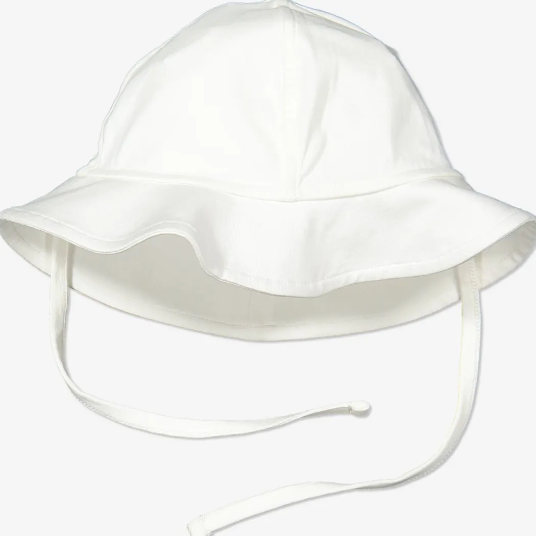 Solhatt med knytebånd baby